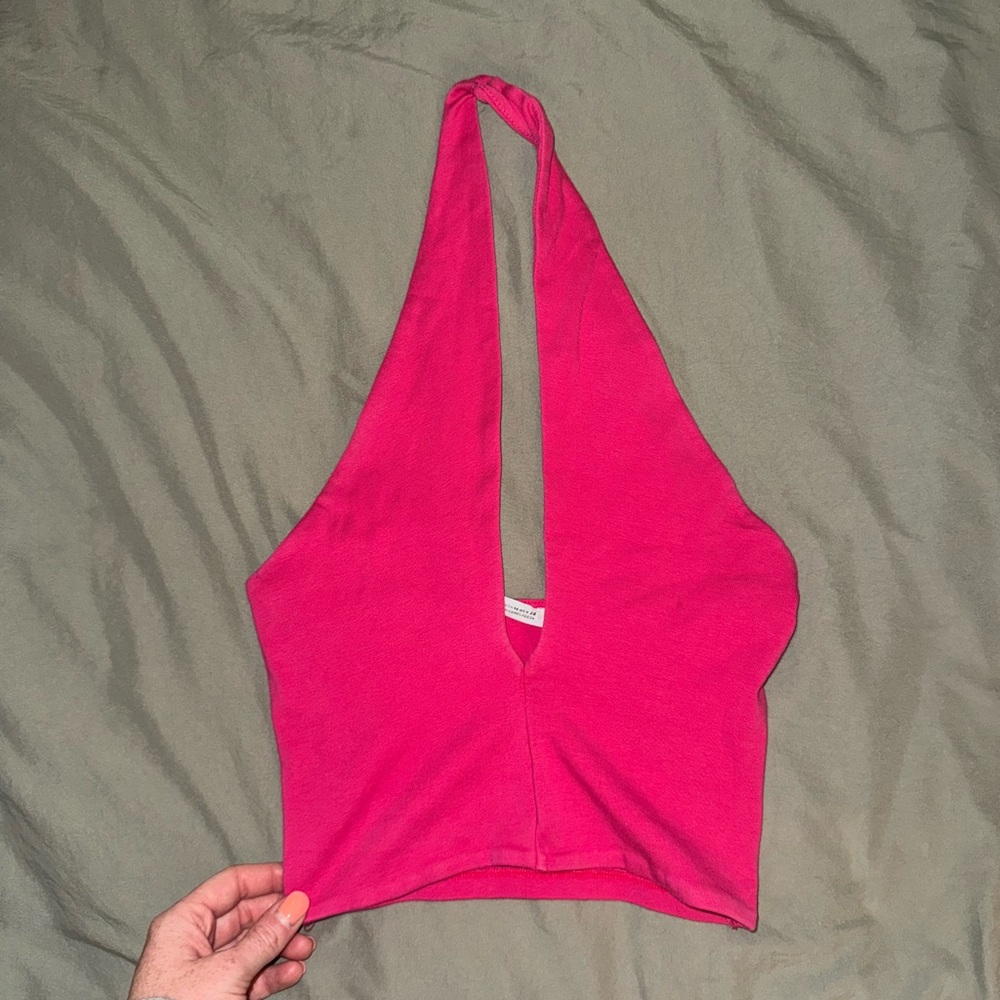 Zara Pink Halter Top
